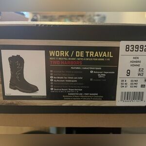 Irish Setter Two Harbors Black Pull-On Boots